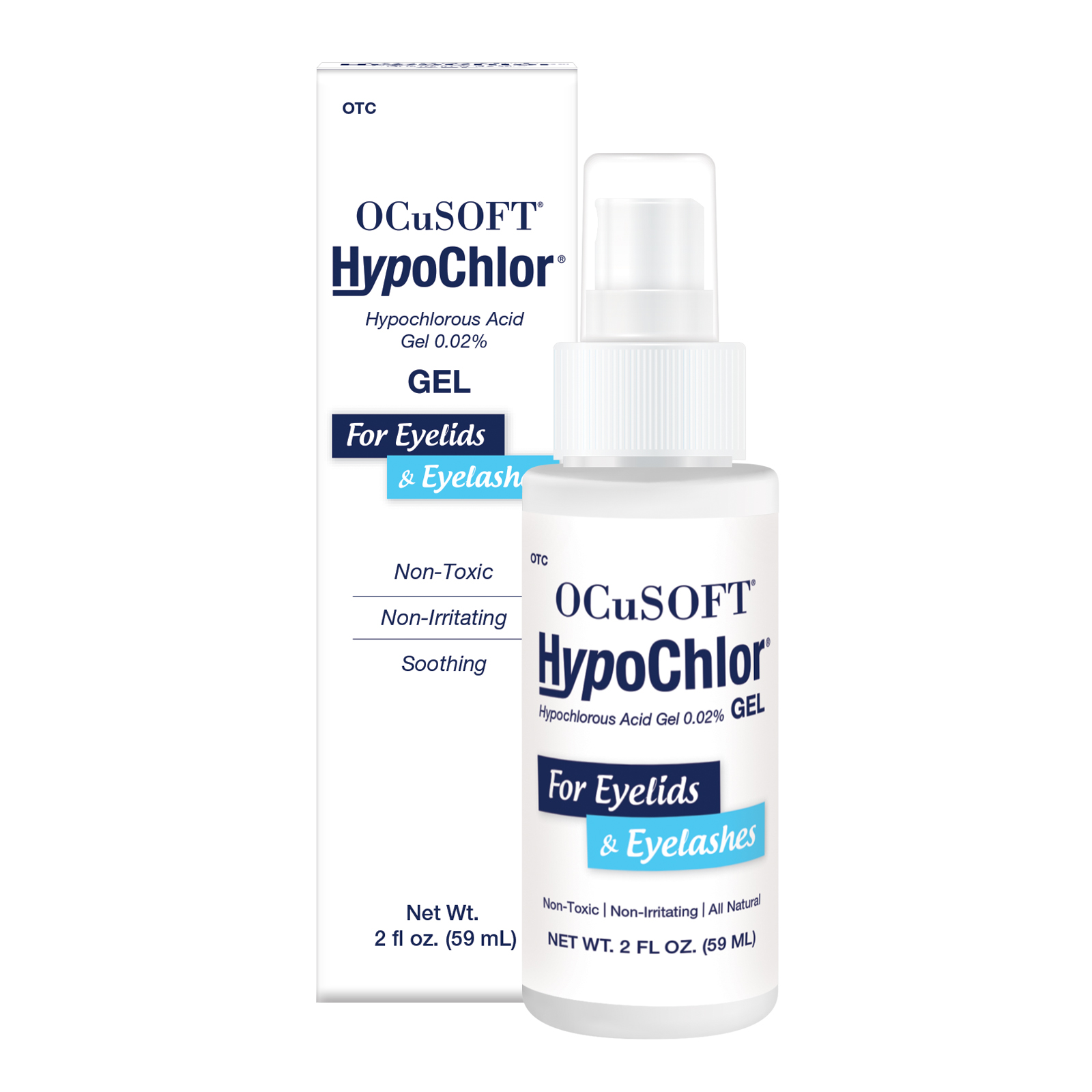 OCuSOFT Hypochlor Gel Formulation Hypochlorous Acid 0.02 59 Milliters